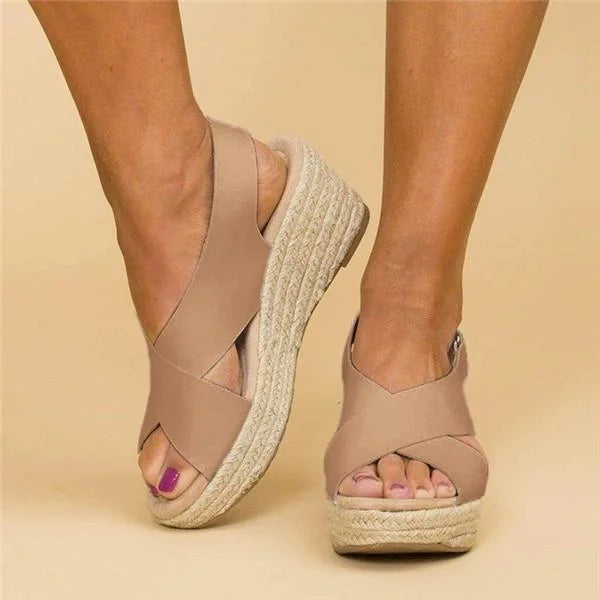 Clara | Comfortable Orthopedic Wedge Heel Espadrilles