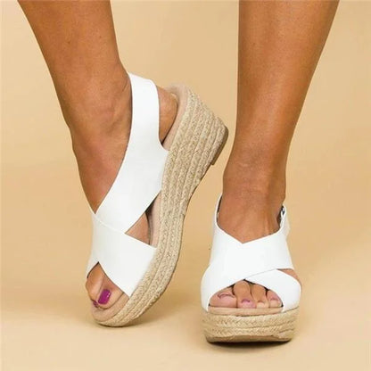 Clara | Comfortable Orthopedic Wedge Heel Espadrilles