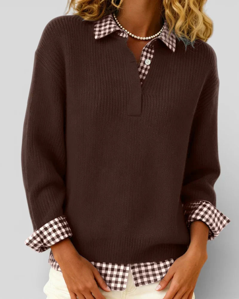 Beatrice | Layered Sweater Top