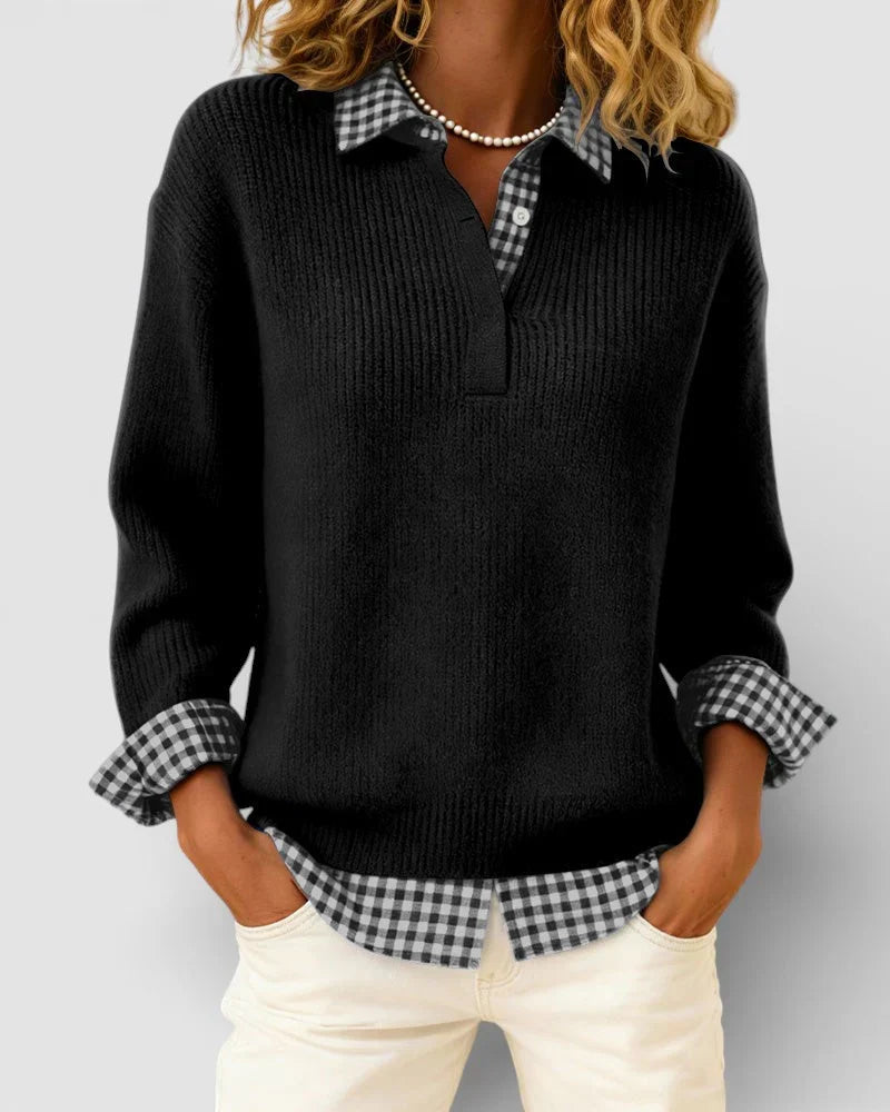 Beatrice | Layered Sweater Top