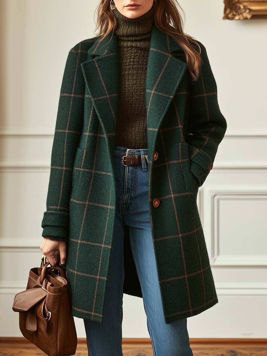 Sofia™ | Classic Plaid Coat