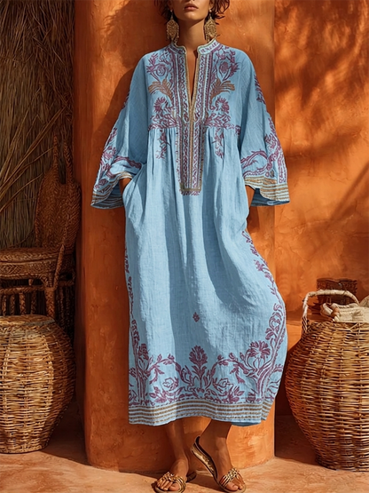 Aurelia | Embroidered Boho Dress