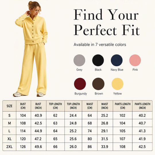 Elowen | Button-Down Cardigan Set