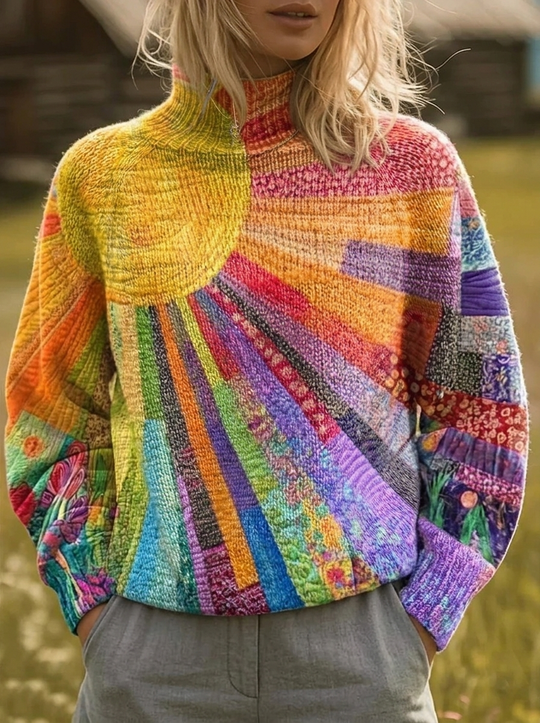 The Juno Sunburst Turtleneck