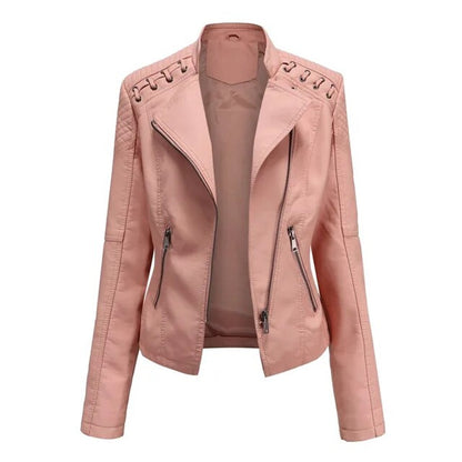 Valentina | Moto-Style Zip-Up Jacket