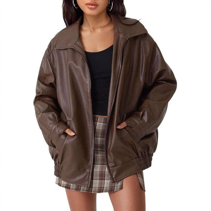 Nicola | Relaxed Zip-Up Bomber Jacket